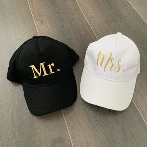 mr and mrs baseball caps